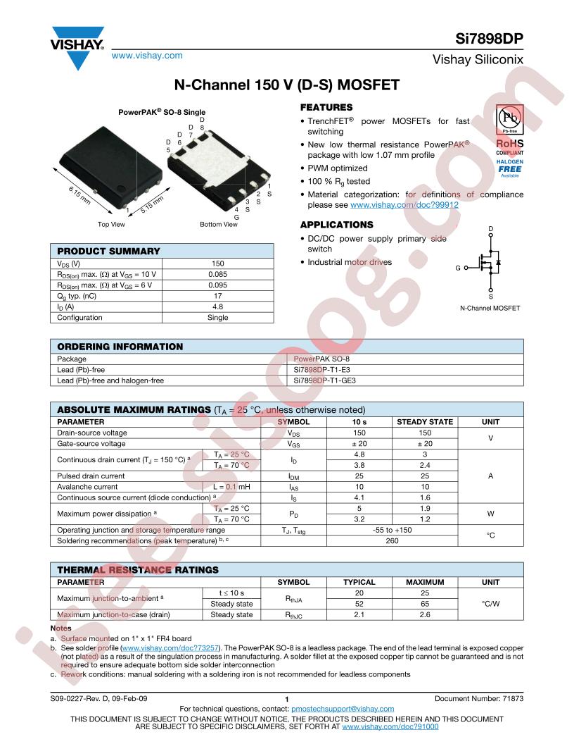 SI7898DP-T1-E3