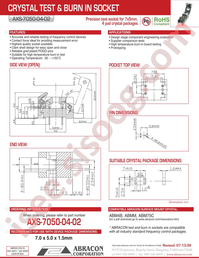 AXS-7050-04-02