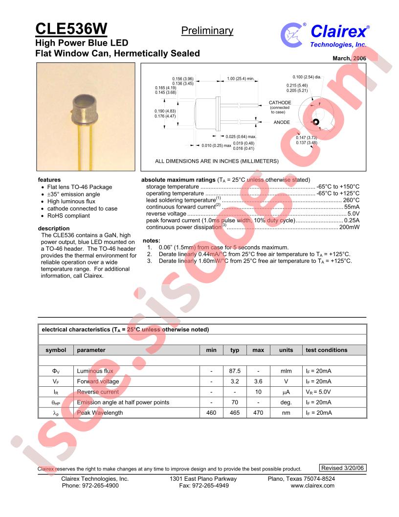 CLE536W