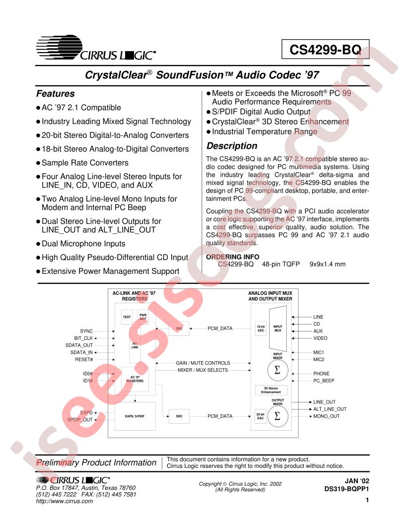 CS4299-BQ