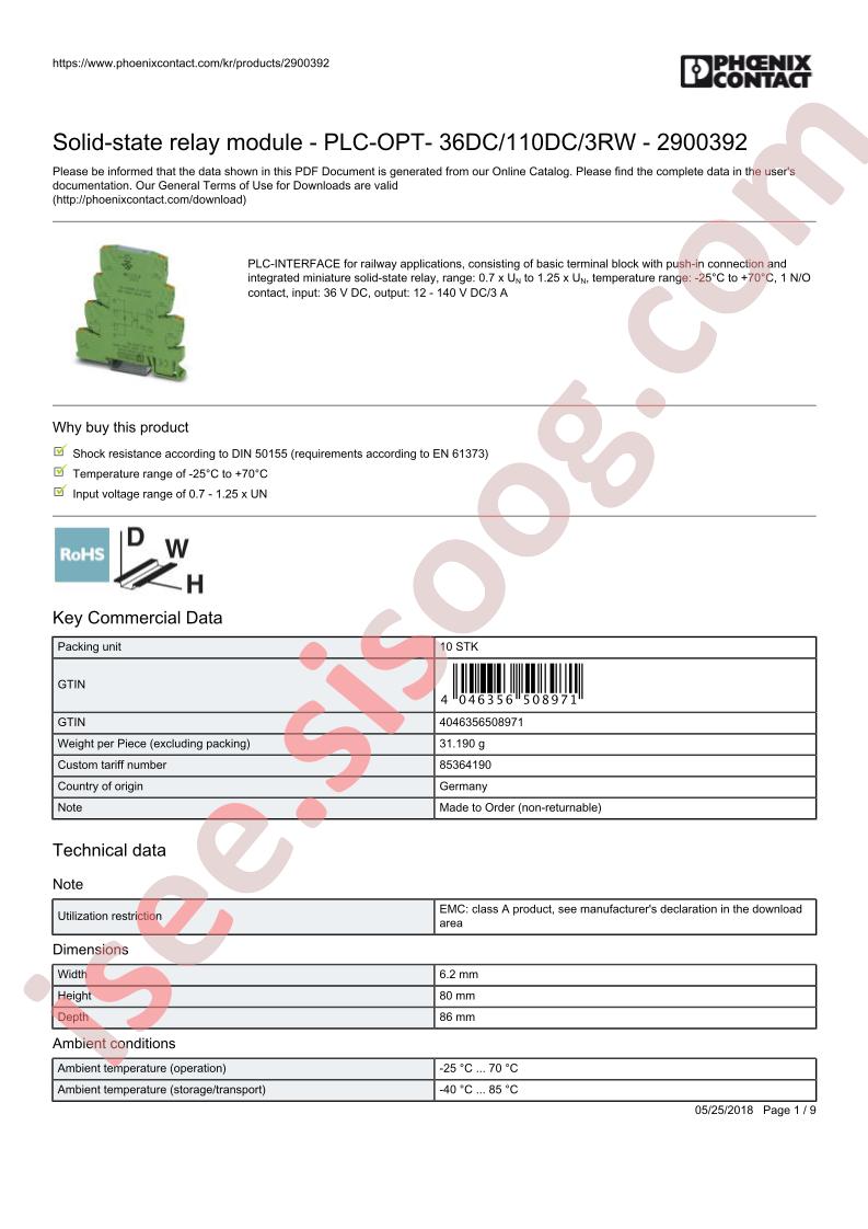 PLC-OPT-36DC