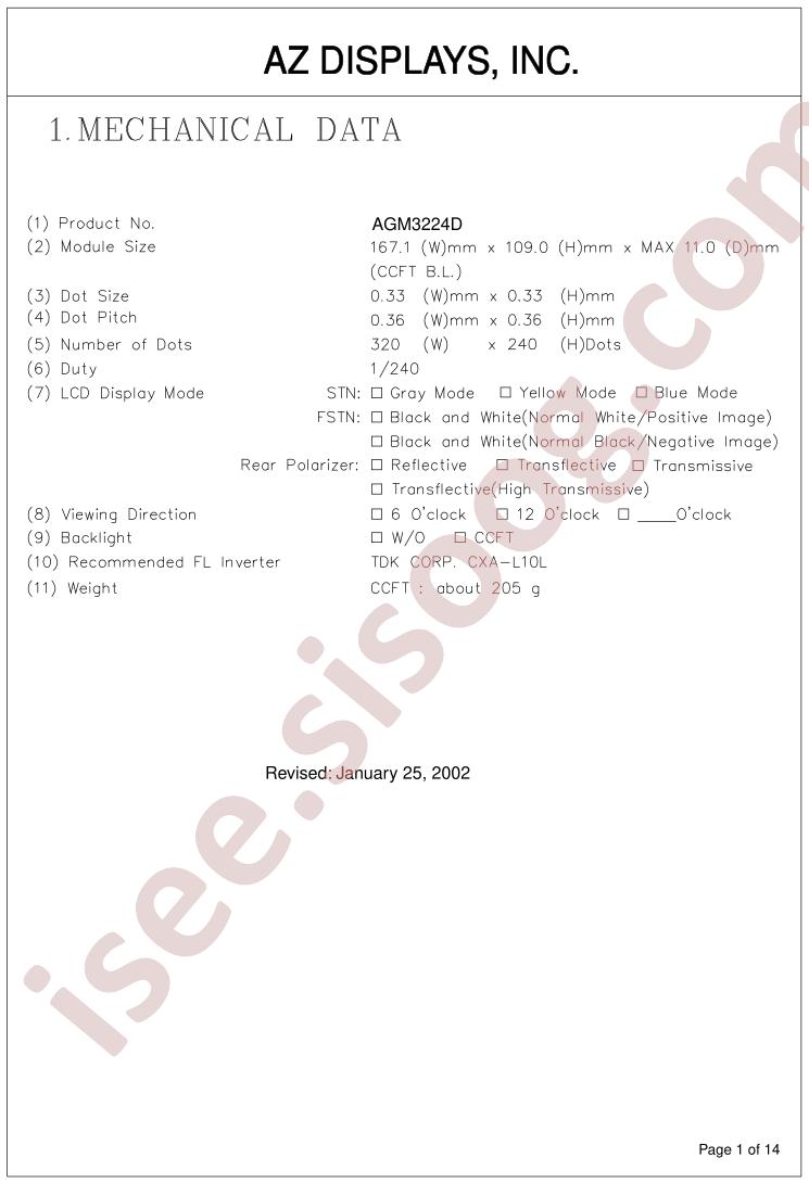 AGM3224D