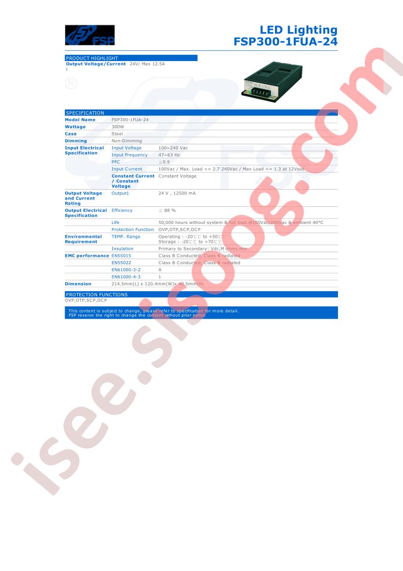 FSP300-1FUA-24