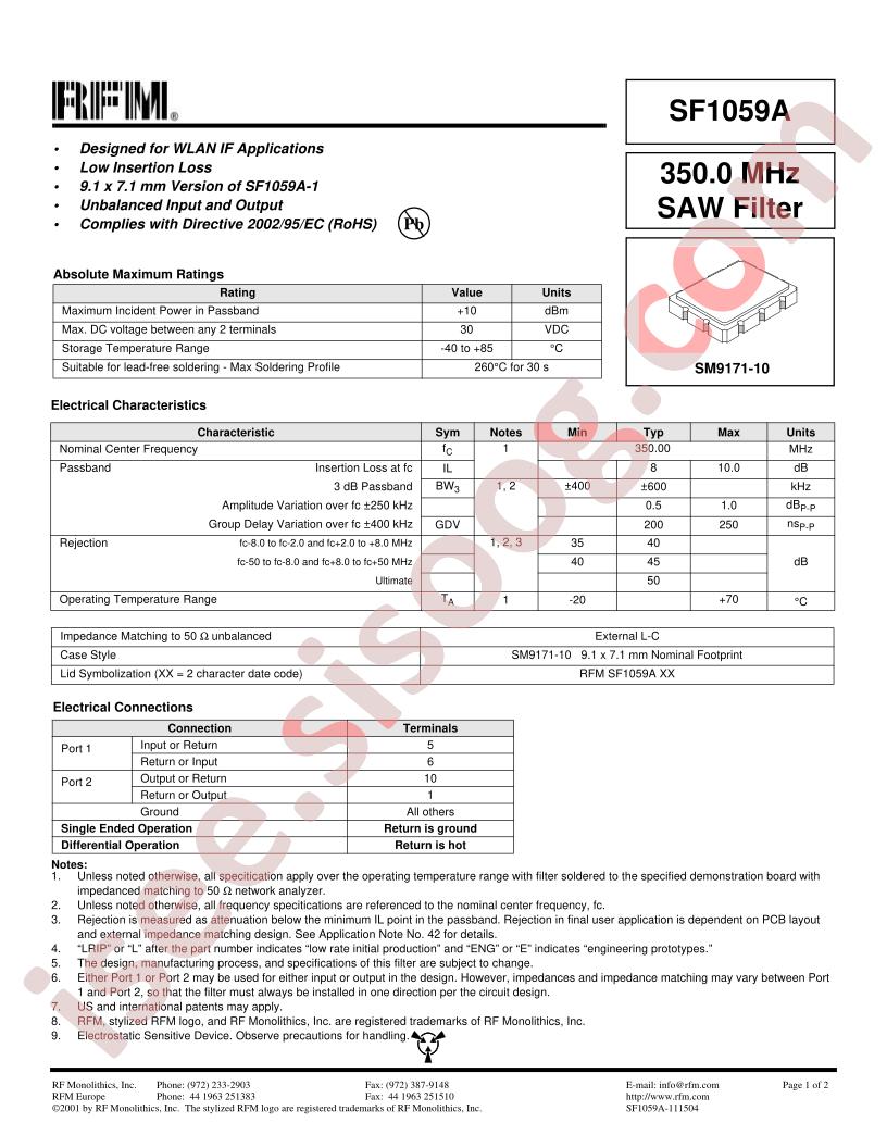 SF1059A