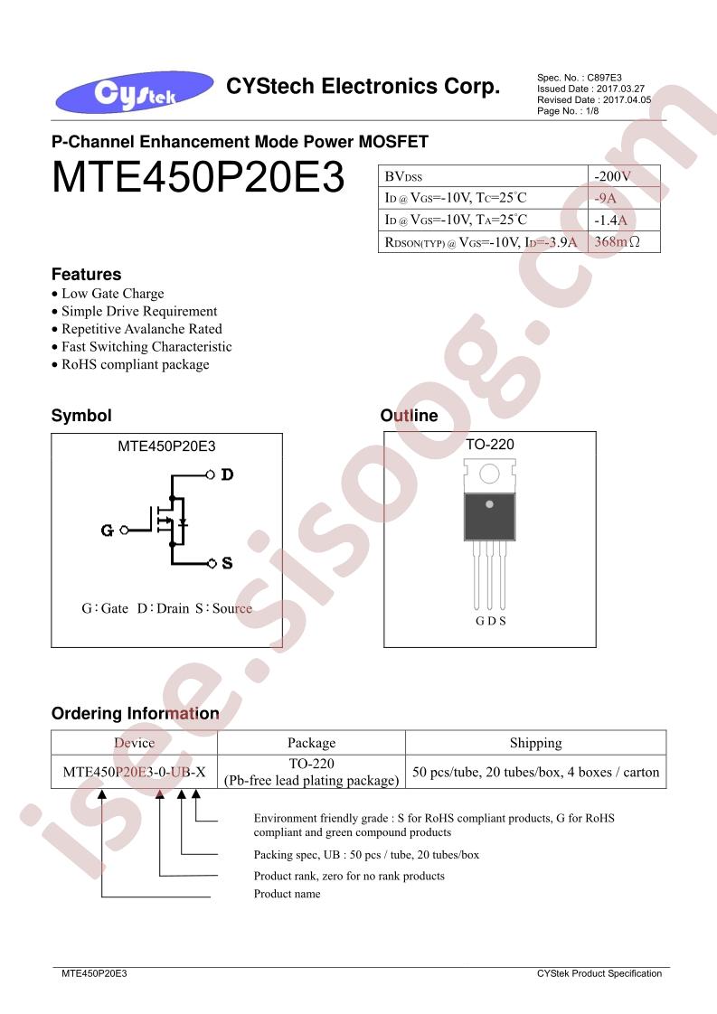 MTE450P20E3