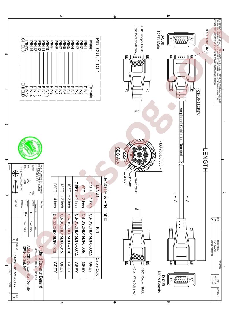 CS-DSDHD15MF0-010