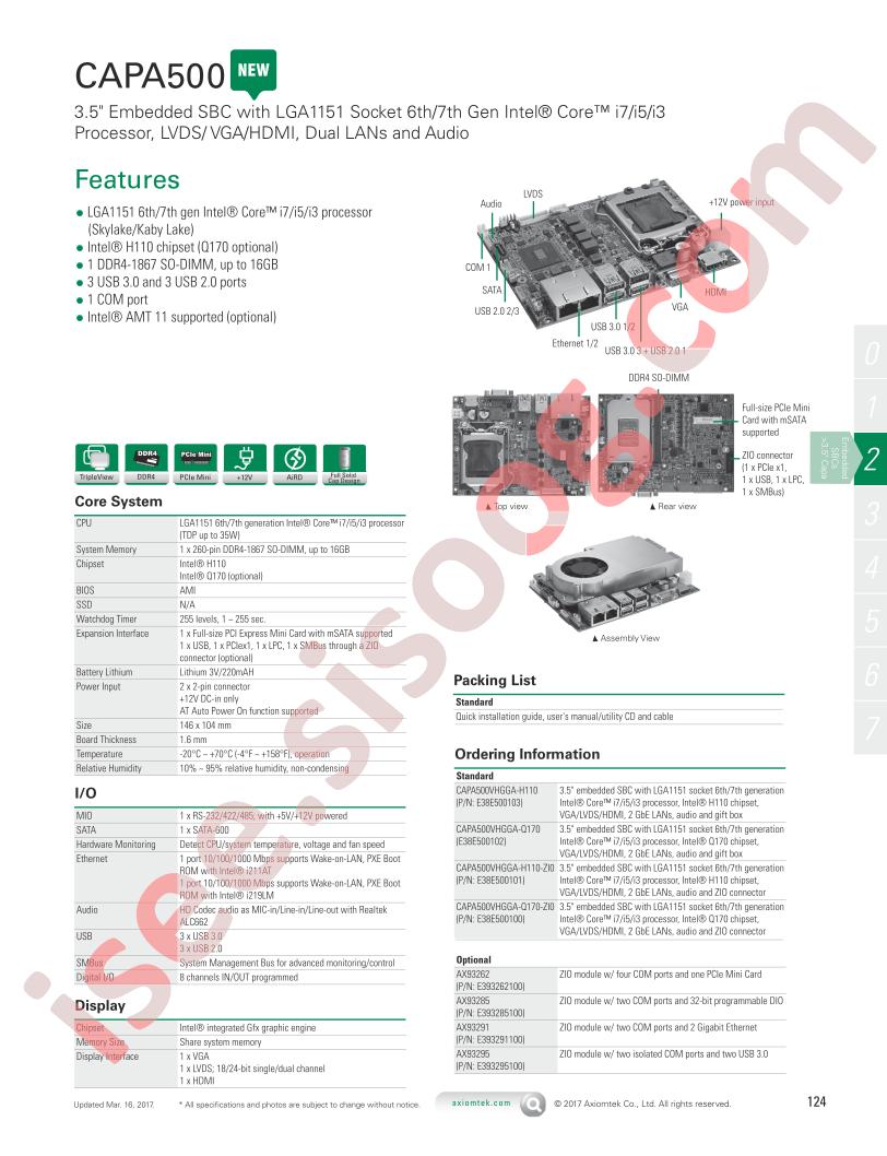 CAPA500VHGGA-H110