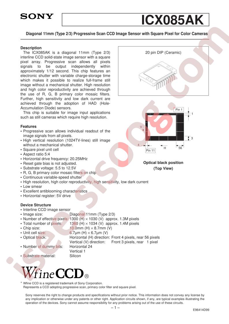 ICX085AK