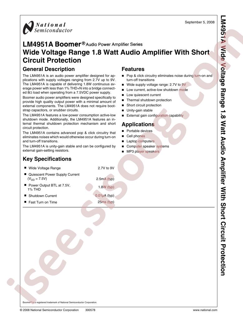 LM4951ASDX