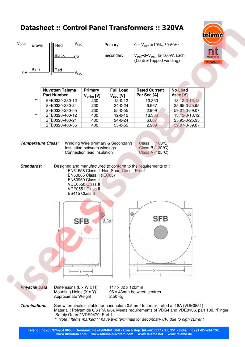 SFB0320-230-12