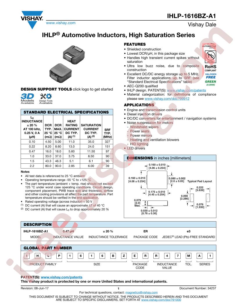 IHLP-1616BZ-A1