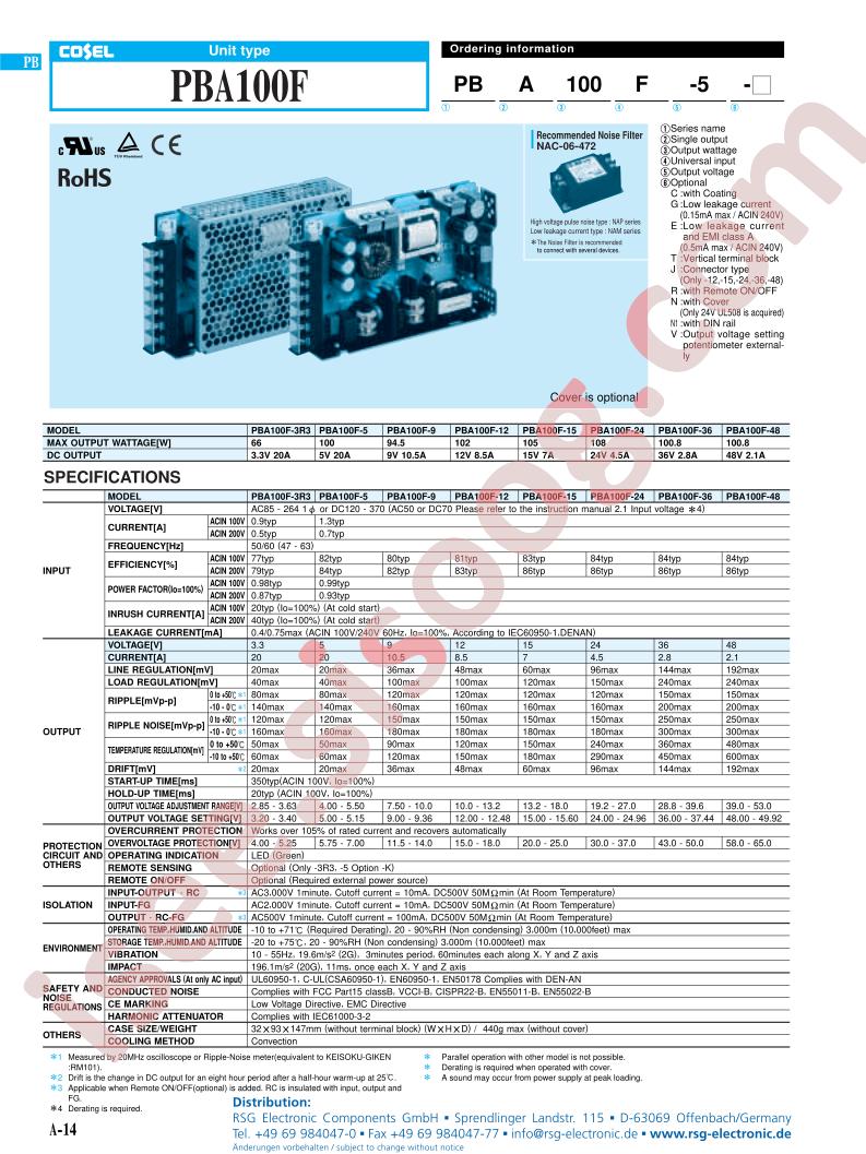 PBA100F-12