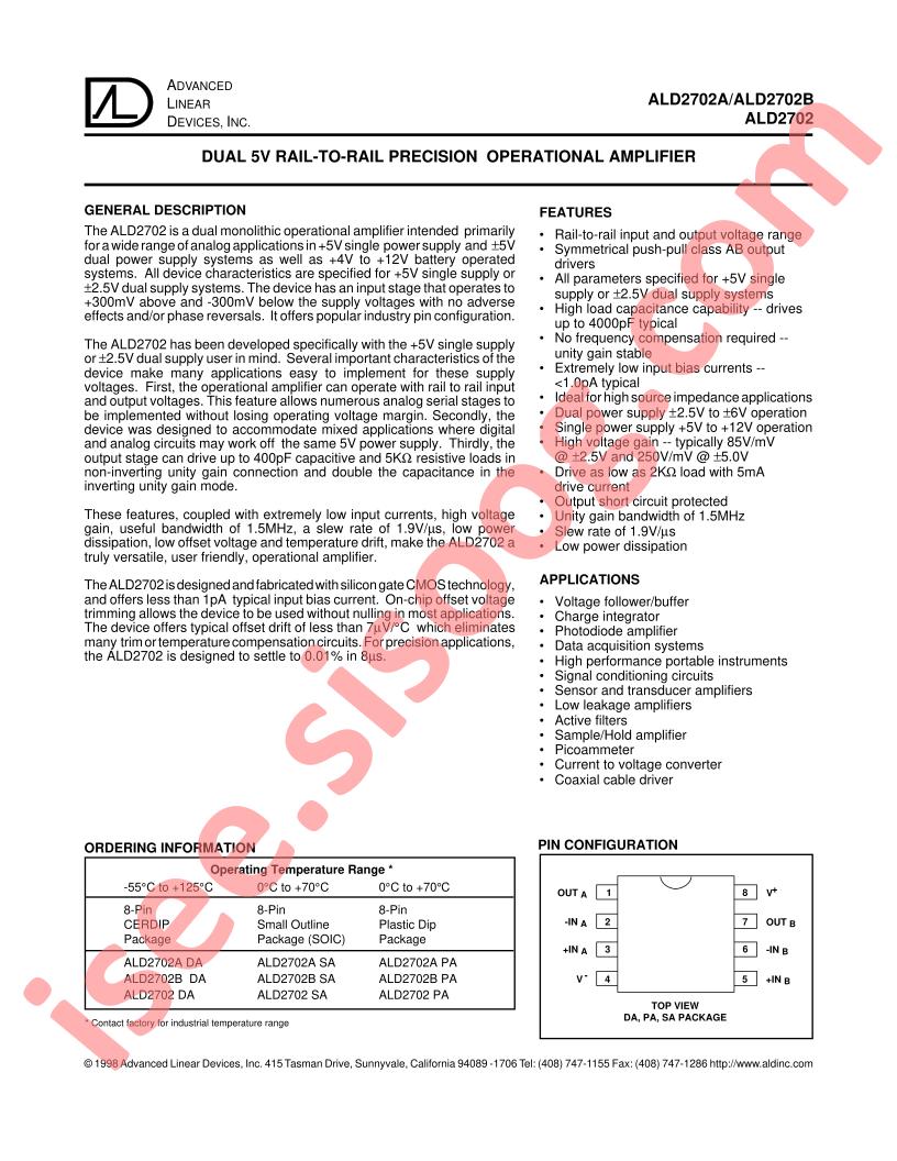 ALD2702DA