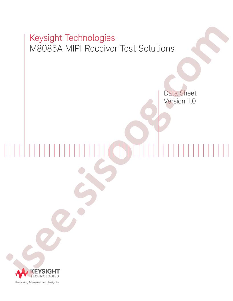 M8085A