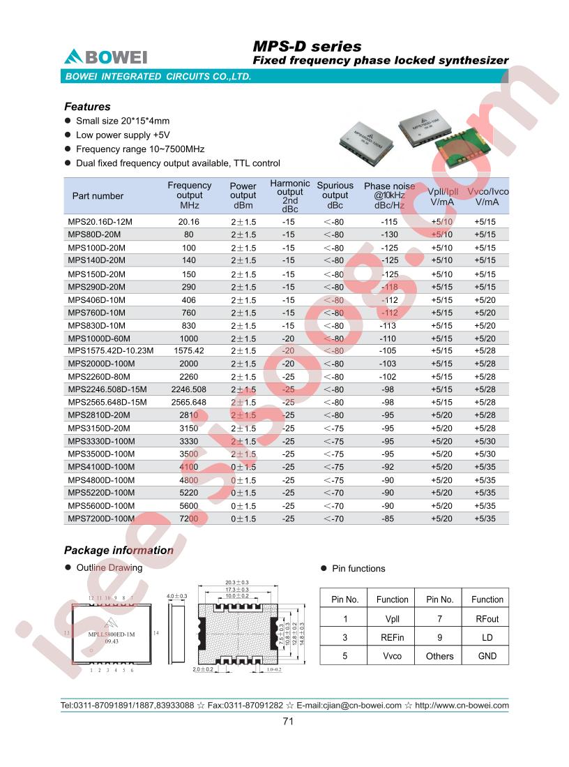 MPS2000D-100M