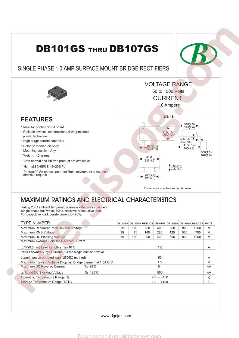 DB101GS-107GS