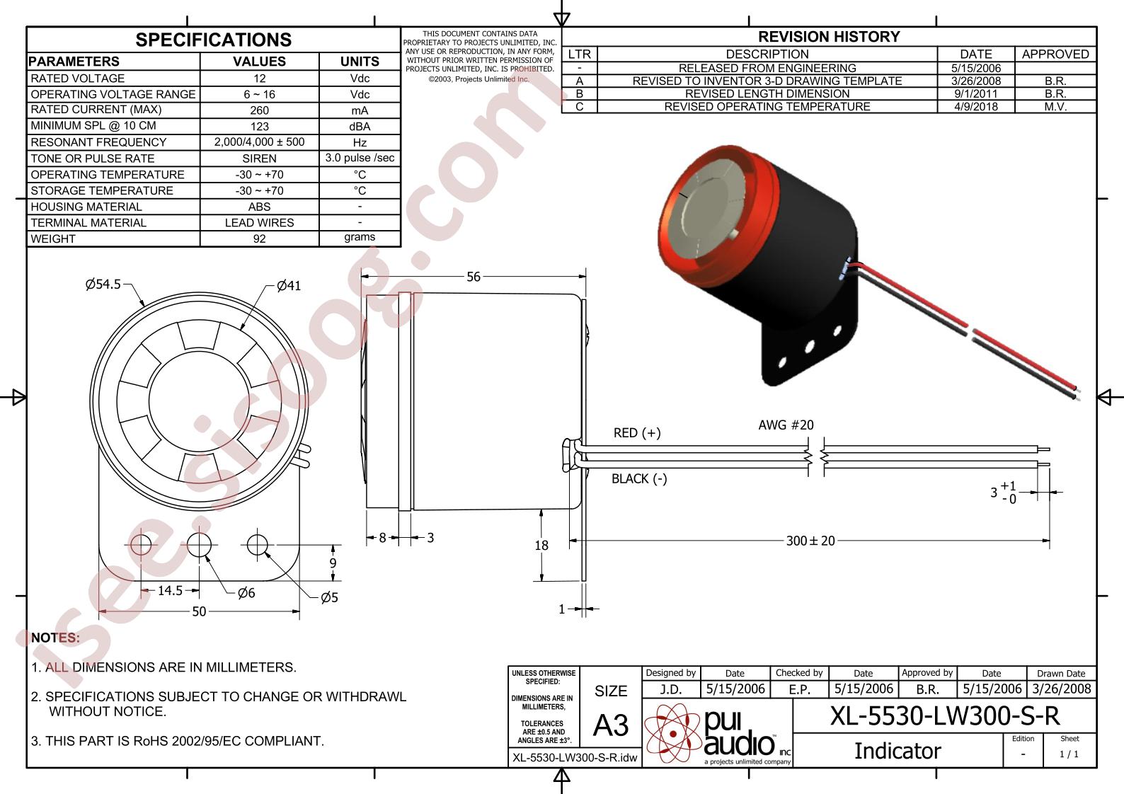 XL-5530-LW300-S-R