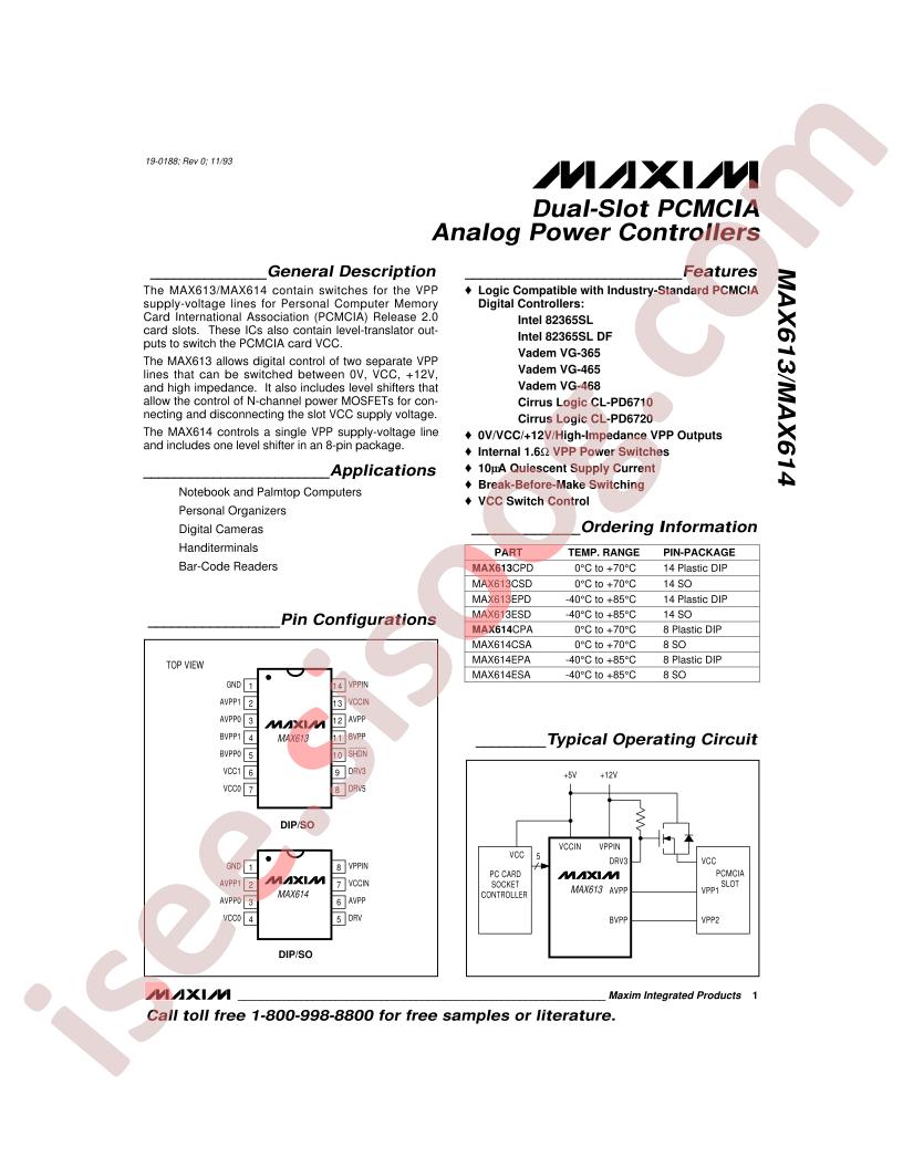 MAX613