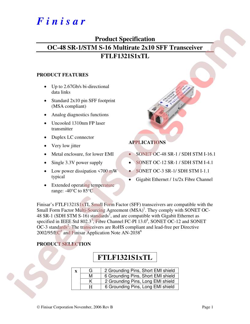 FTLF1321S1GTL