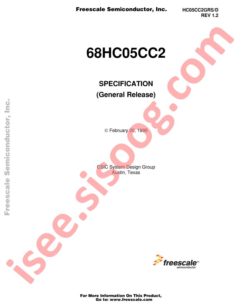 68HC05CC2