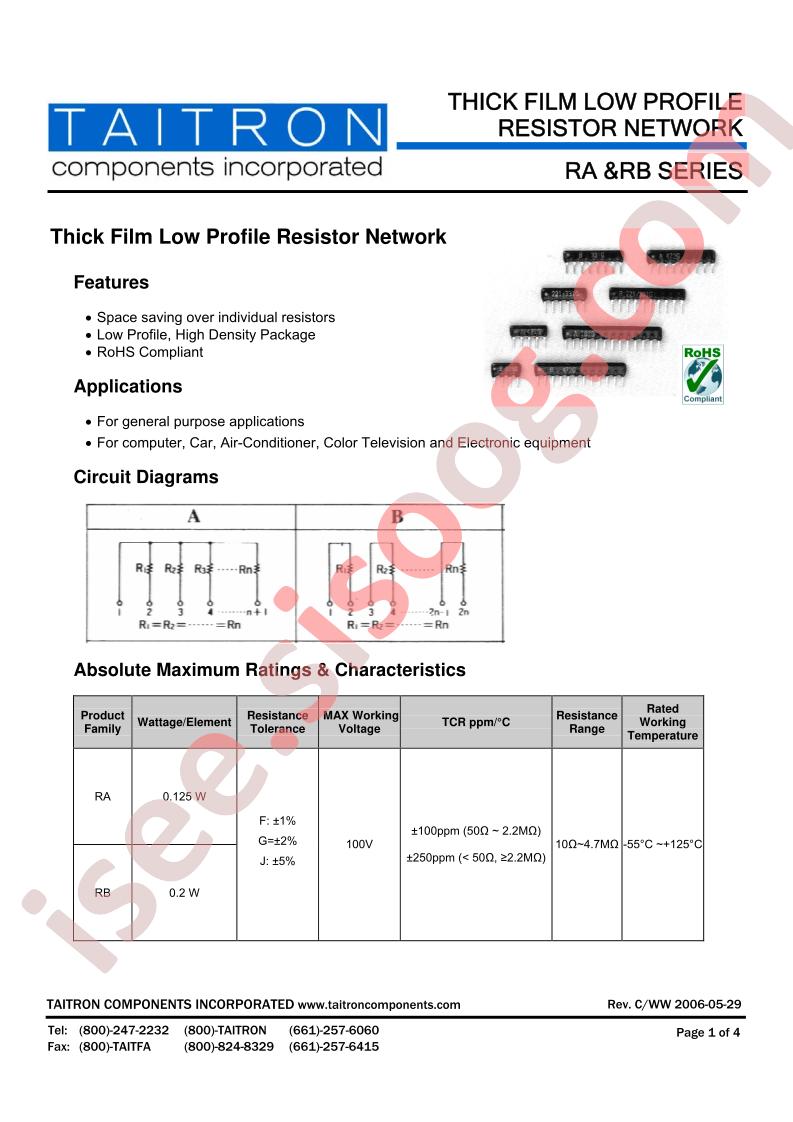 RB05103J-XX-TR30