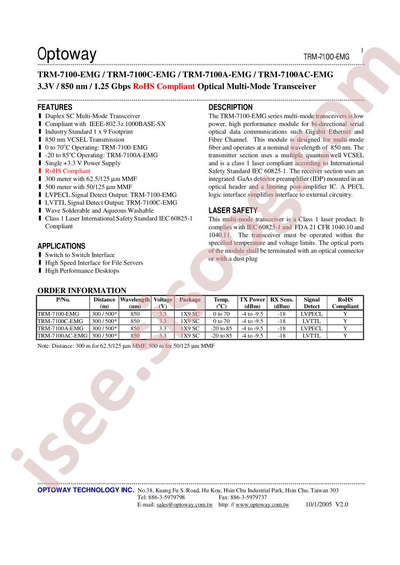 TRM-7100-EMG