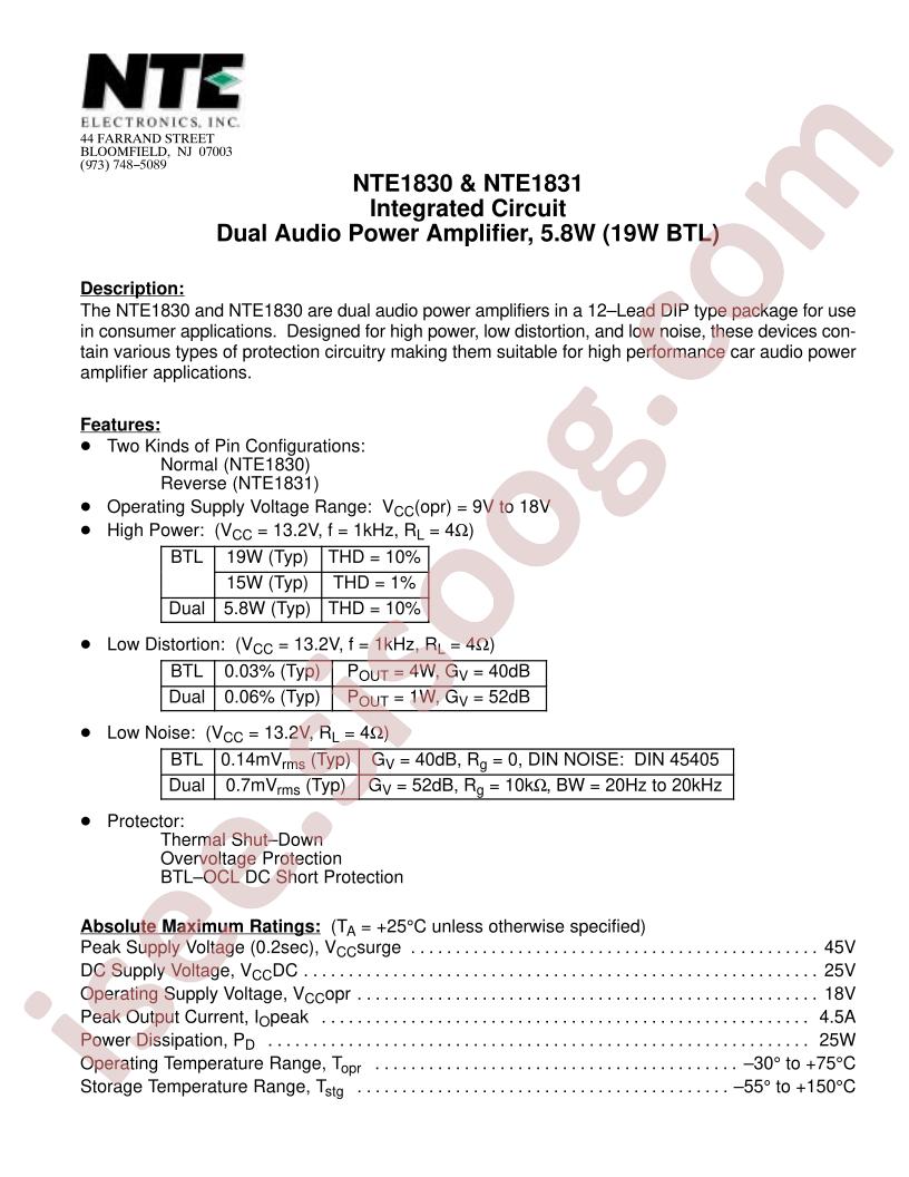 NTE1831