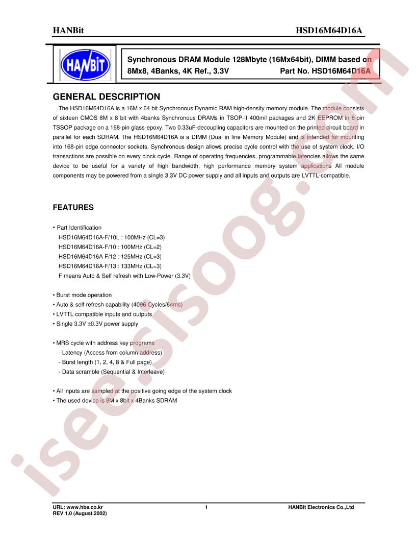 HSD16M64D16A