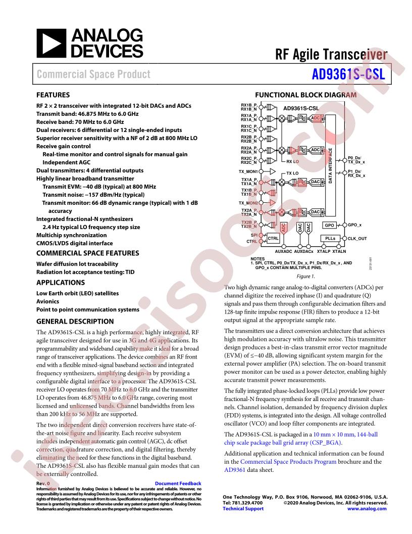 AD9361BBCZ-CSL