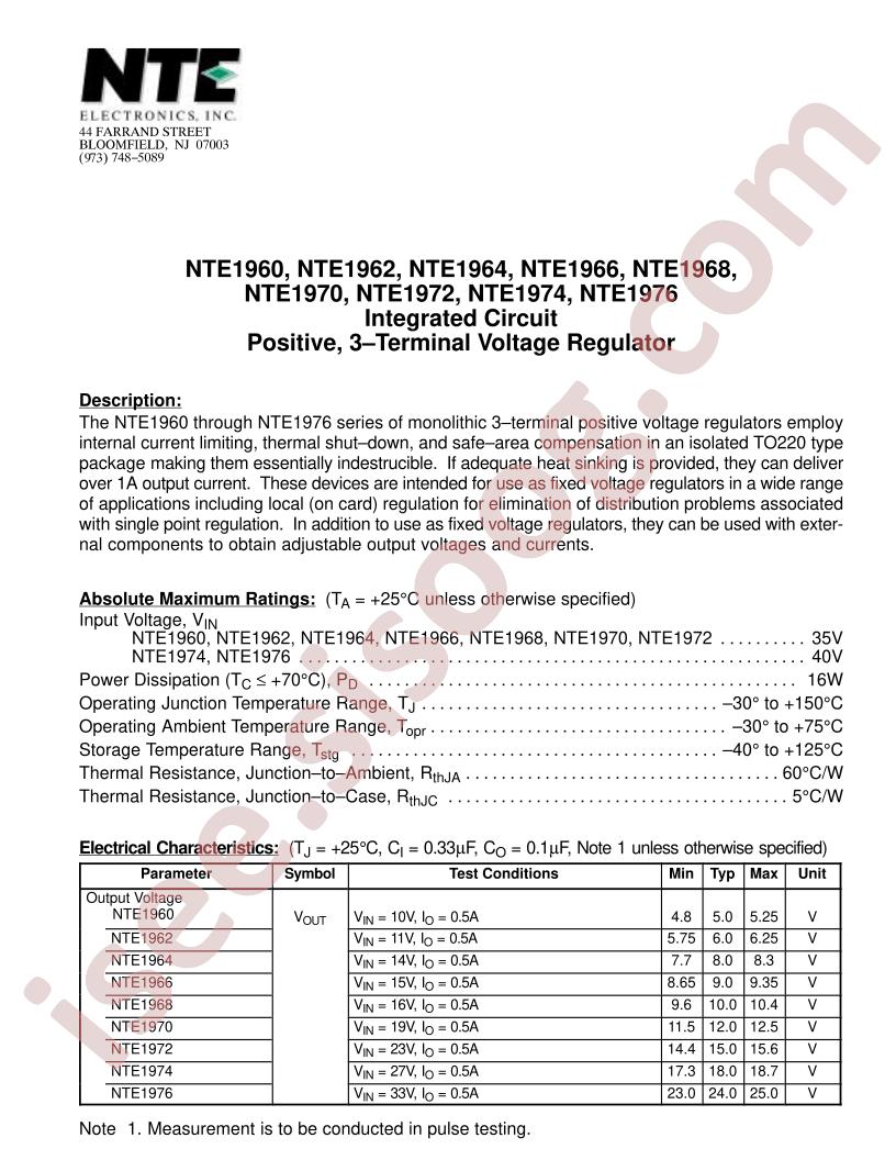 NTE1960