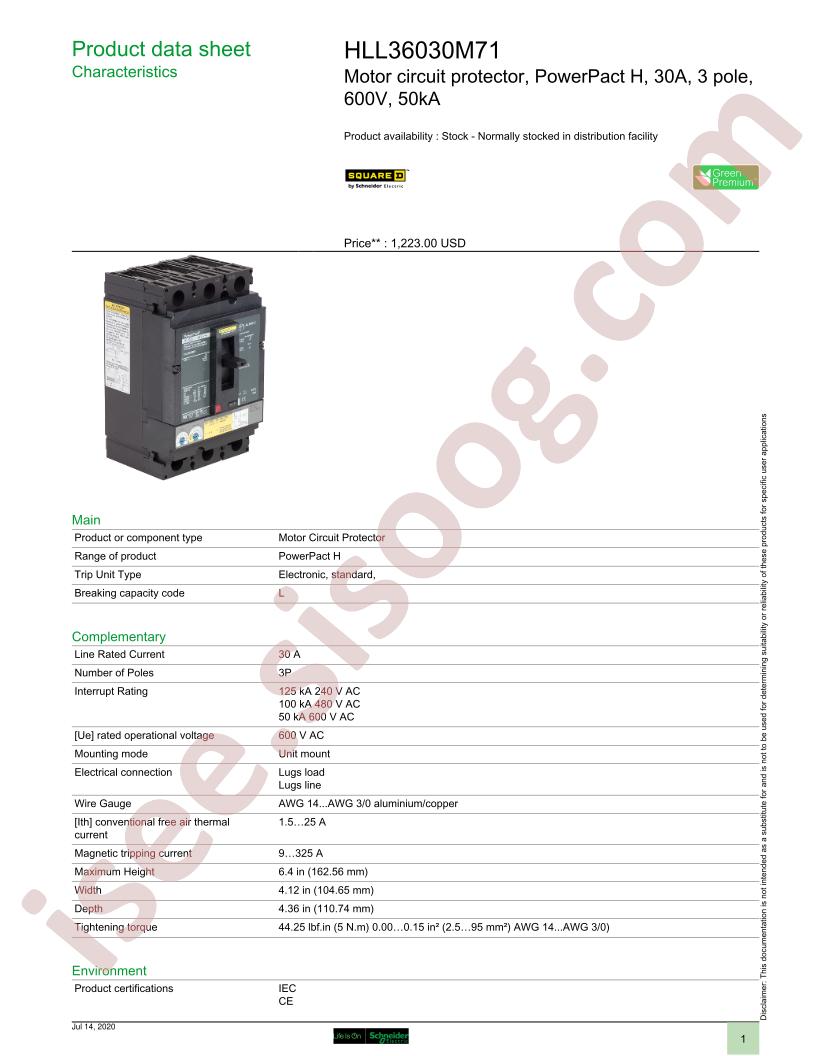 HLL36030M71
