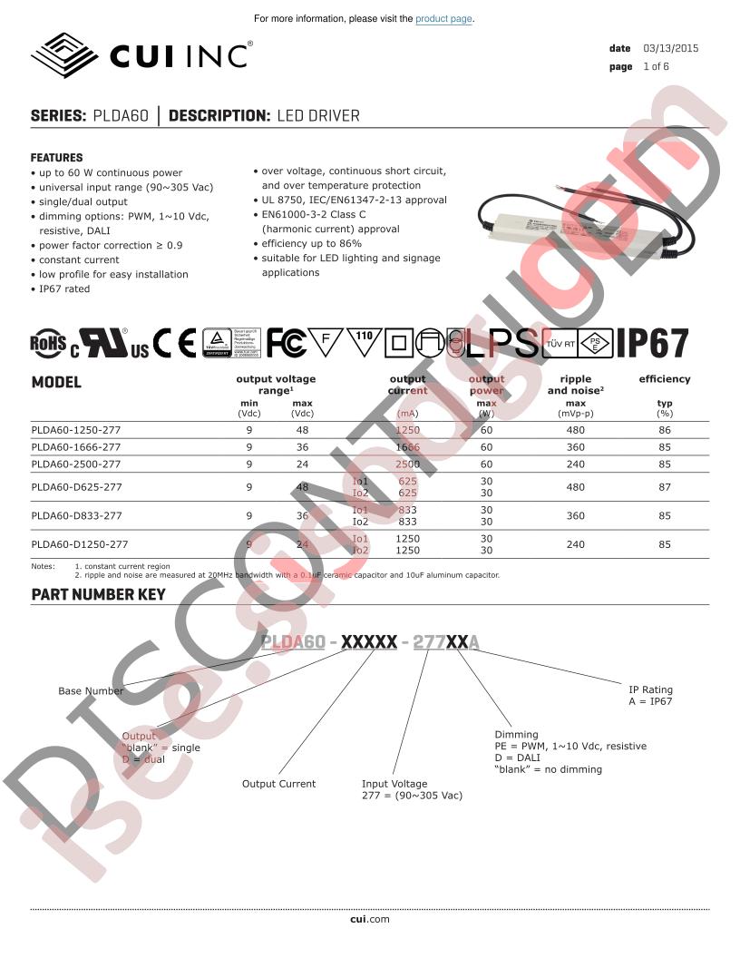PLDA60-2500-277