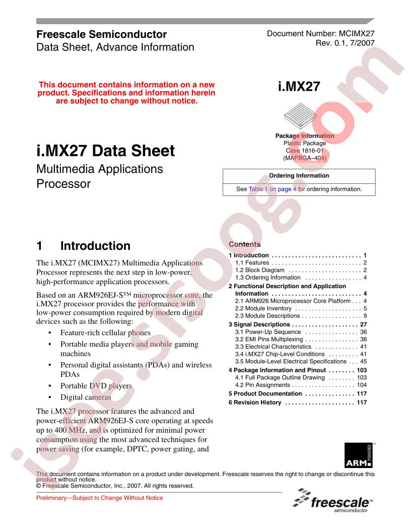 MCIMX27VOP4