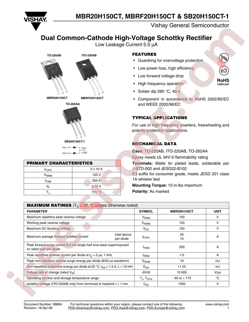 SB20H150CT-1