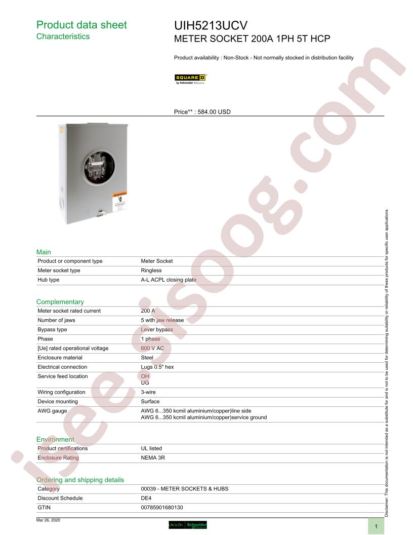 UIH5213UCV