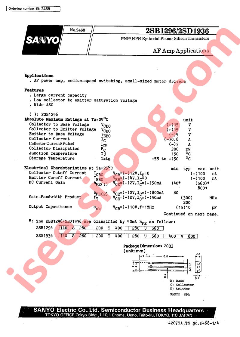2SB1296