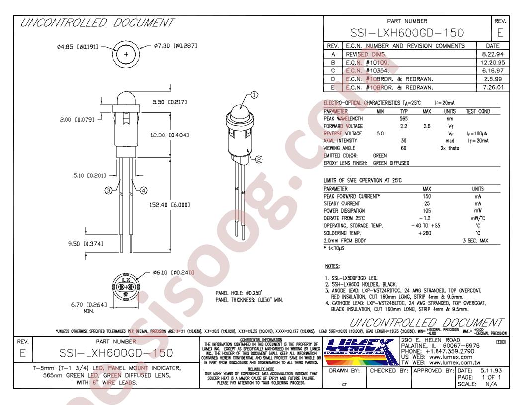 SSI-LXH600GD-150