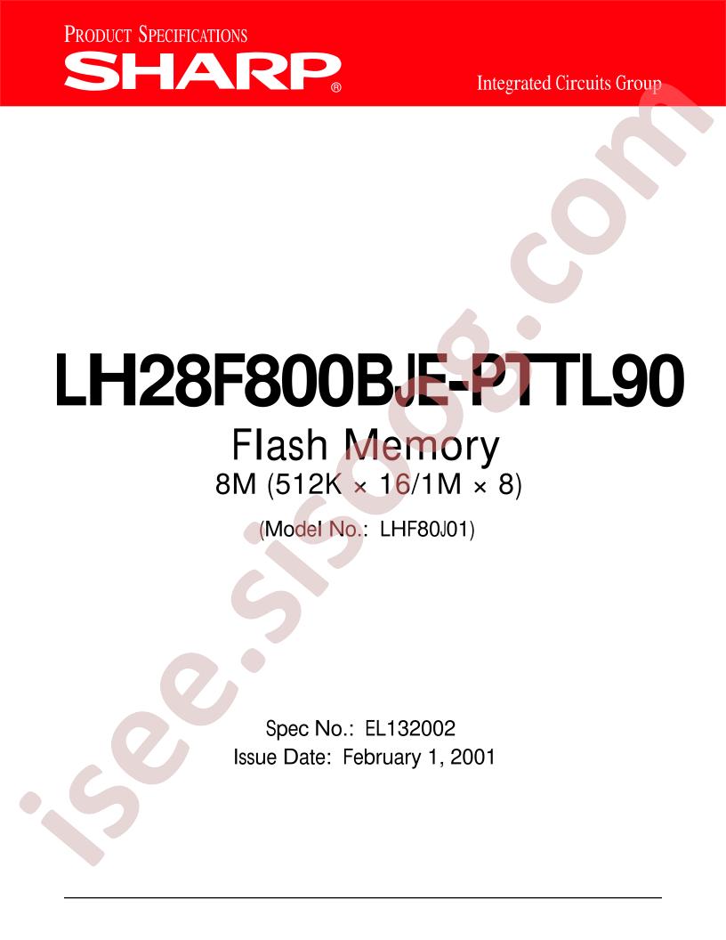 LH28F800BJE-PTTL90
