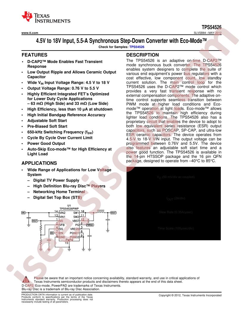 TPS54526