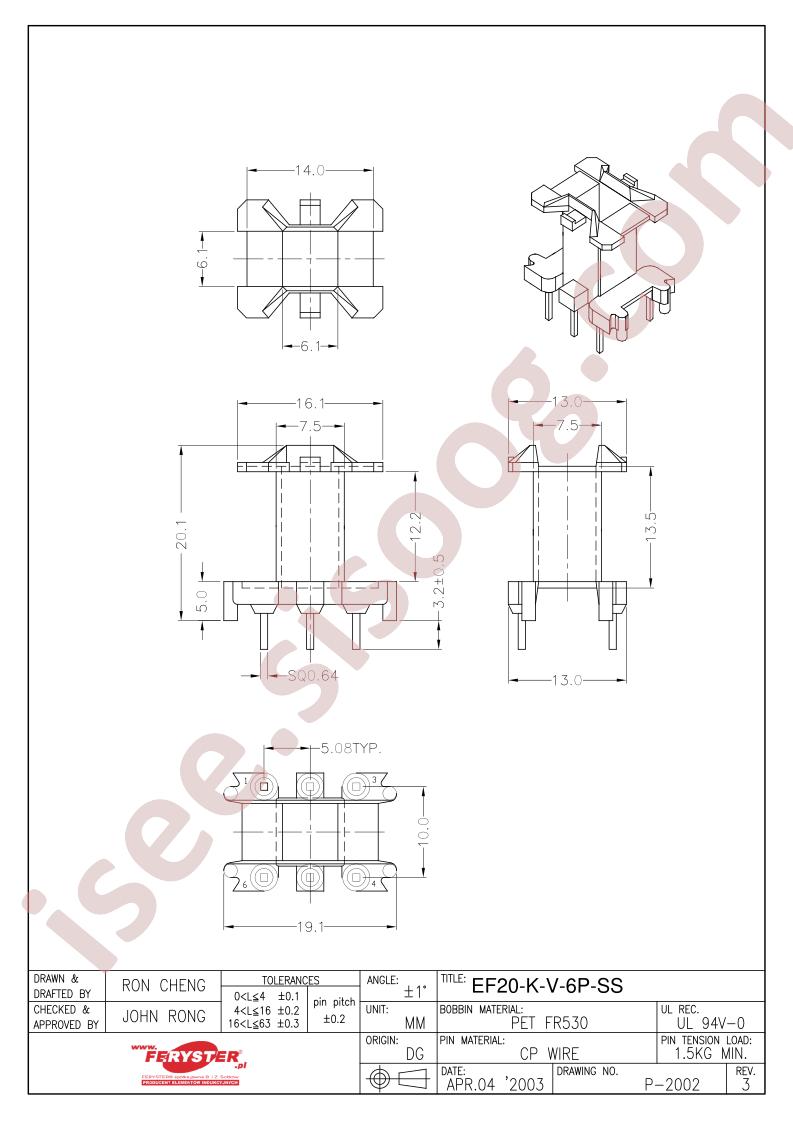 EF20-K-V-6P-SS