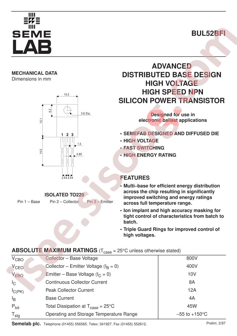 BUL52BFI