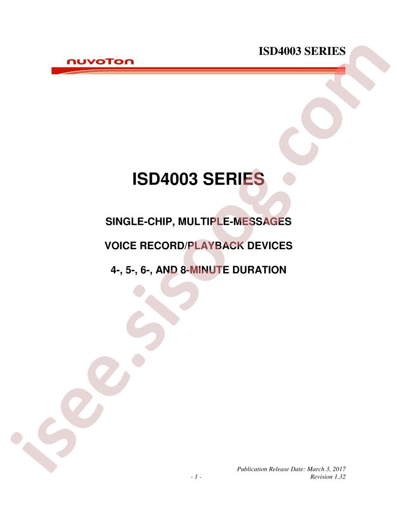 ISD4003-06MX