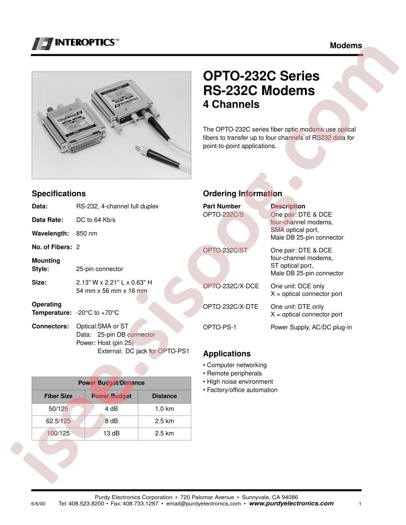 OPTO-232C