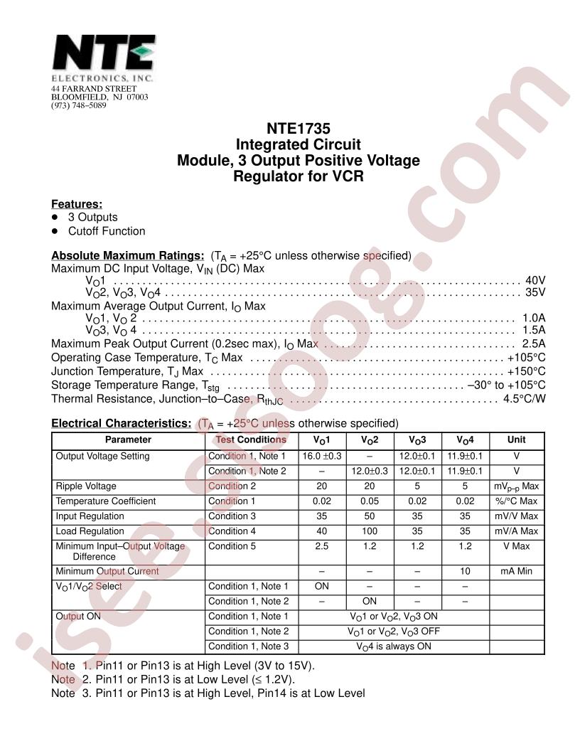 NTE1735