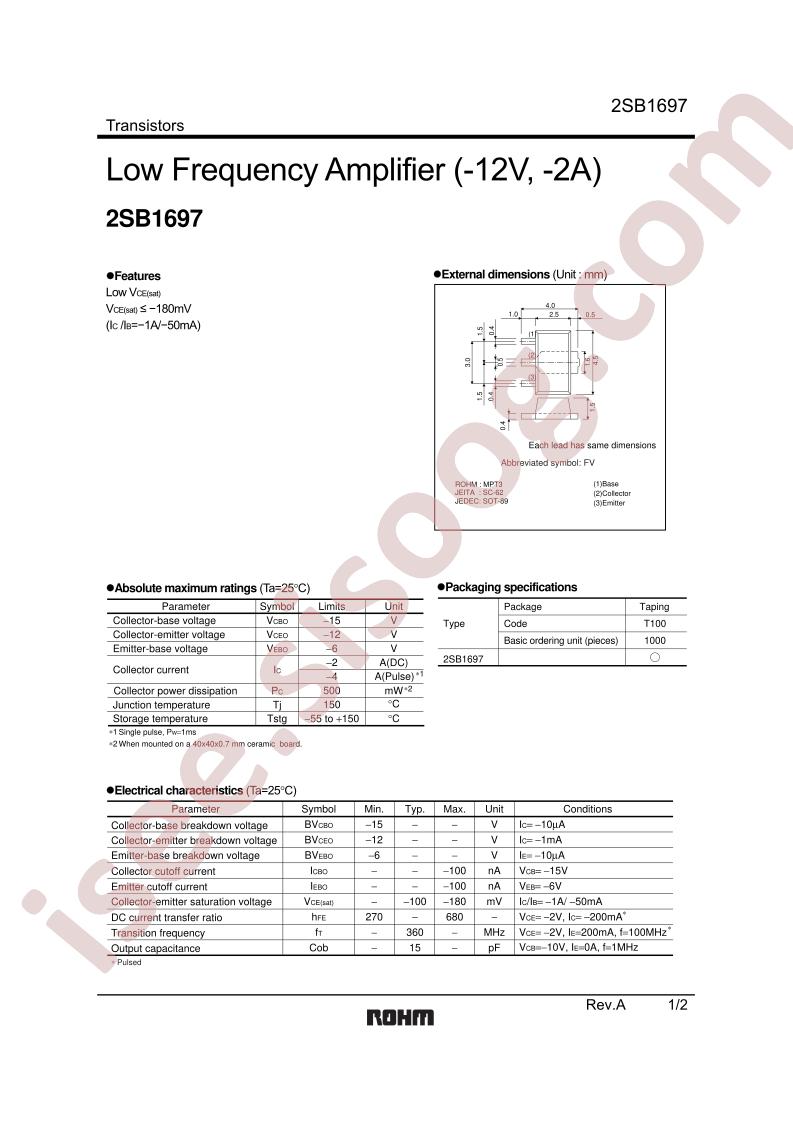 2SB1697