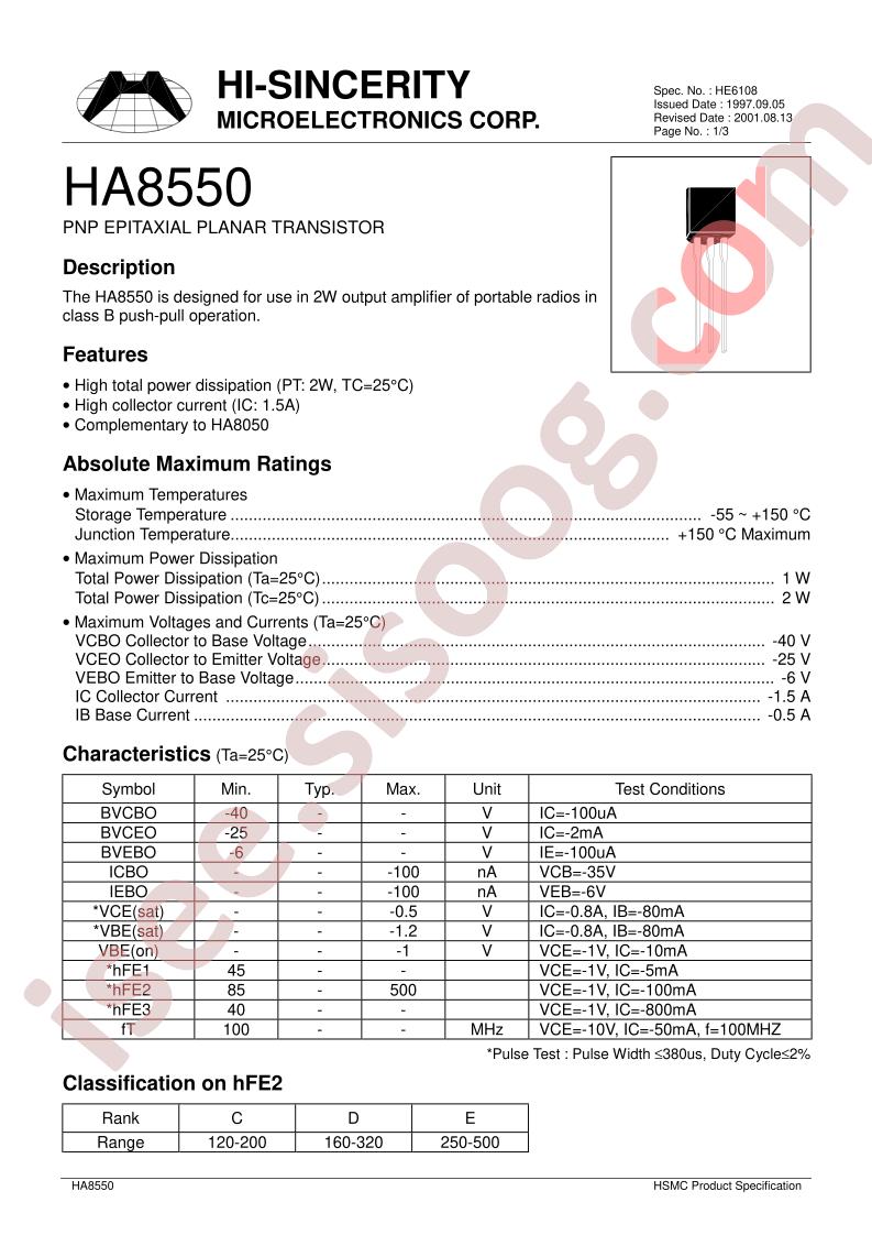 HA8550