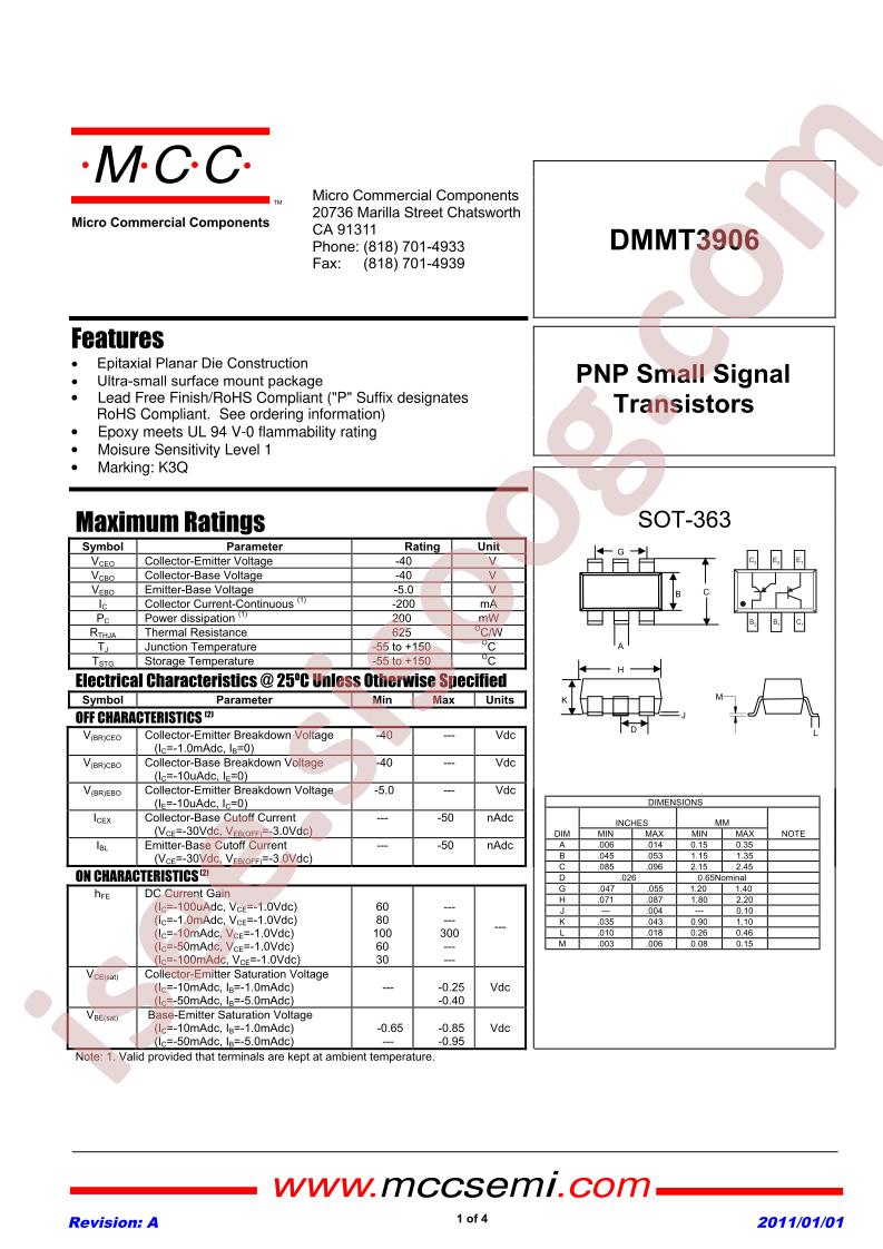DMMT3906
