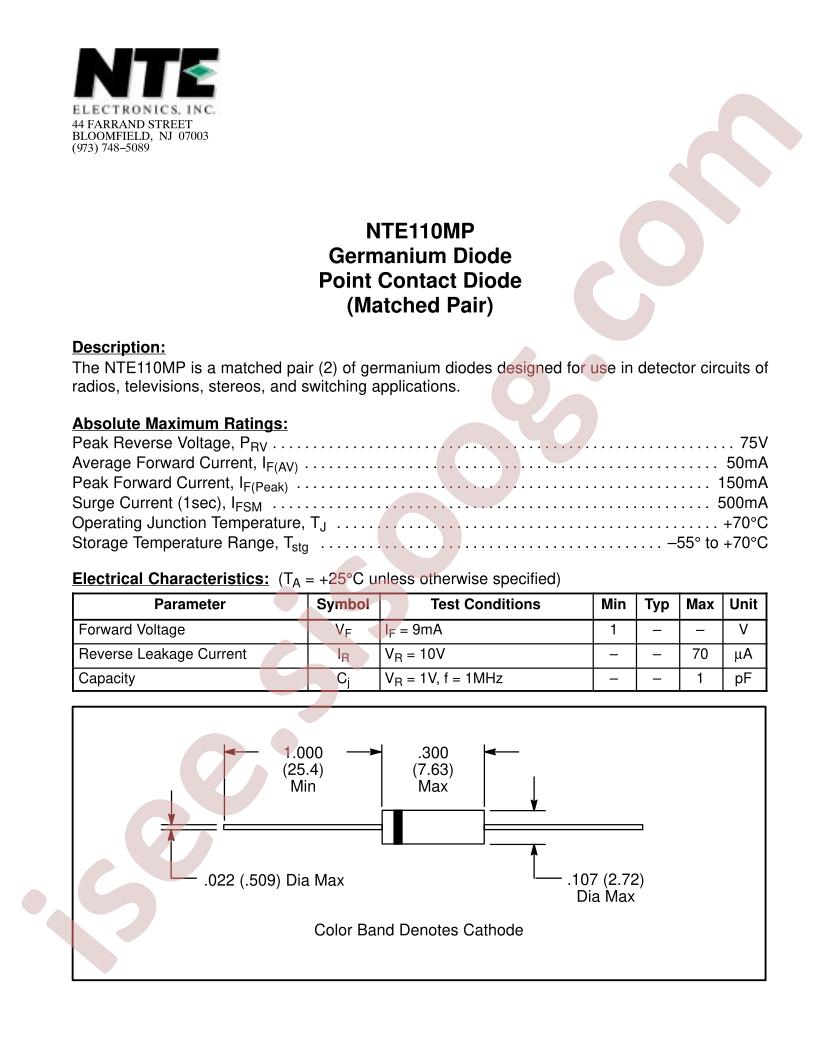 NTE110MP