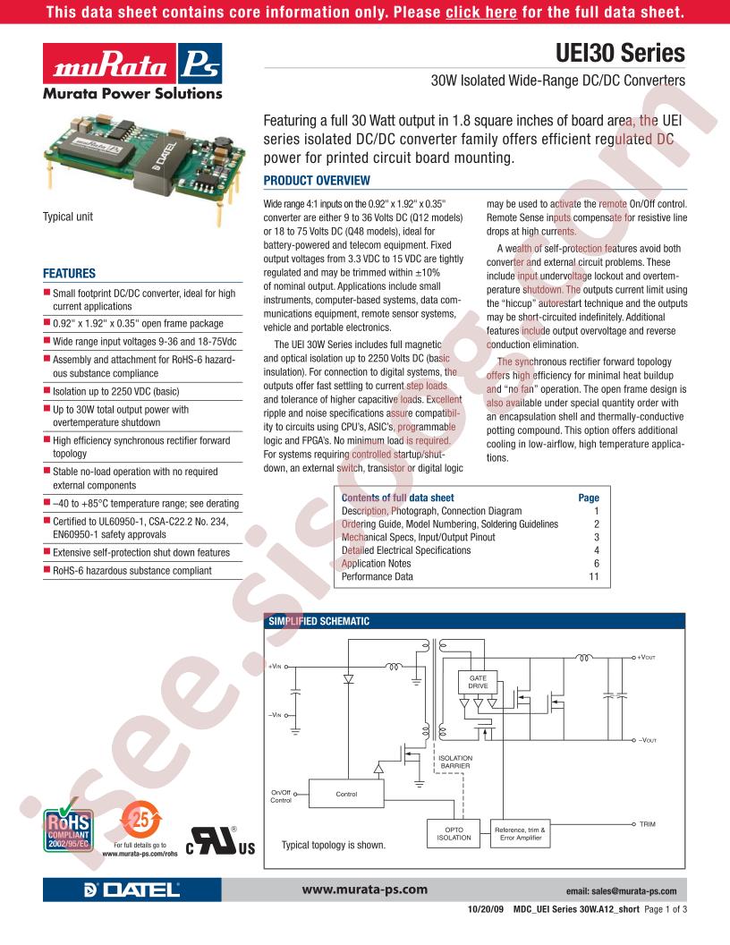 UEI30-033-Q12P-C