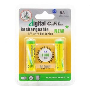 باتری قلمی قابل شارژ 1100mAh دوتایی مارک Digital C.F.L